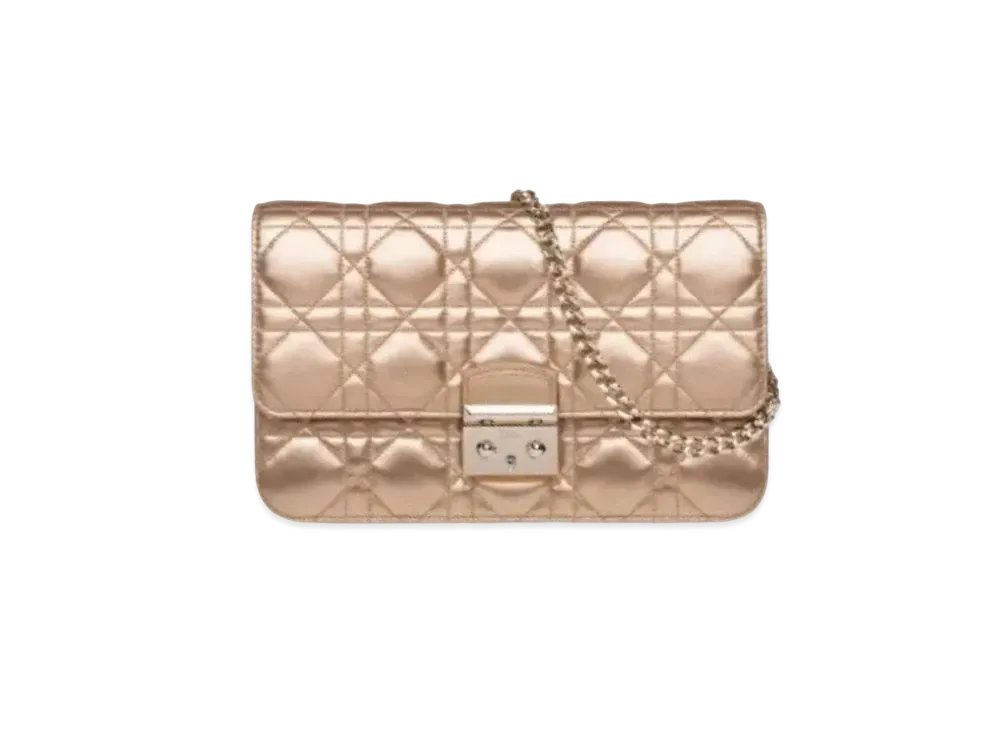 Dior Lambskin Promenade Large Wallet "Gold"