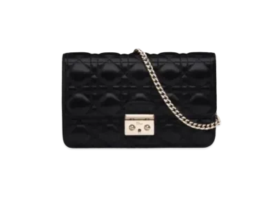 Dior Lambskin Promenade Wallet "Black"