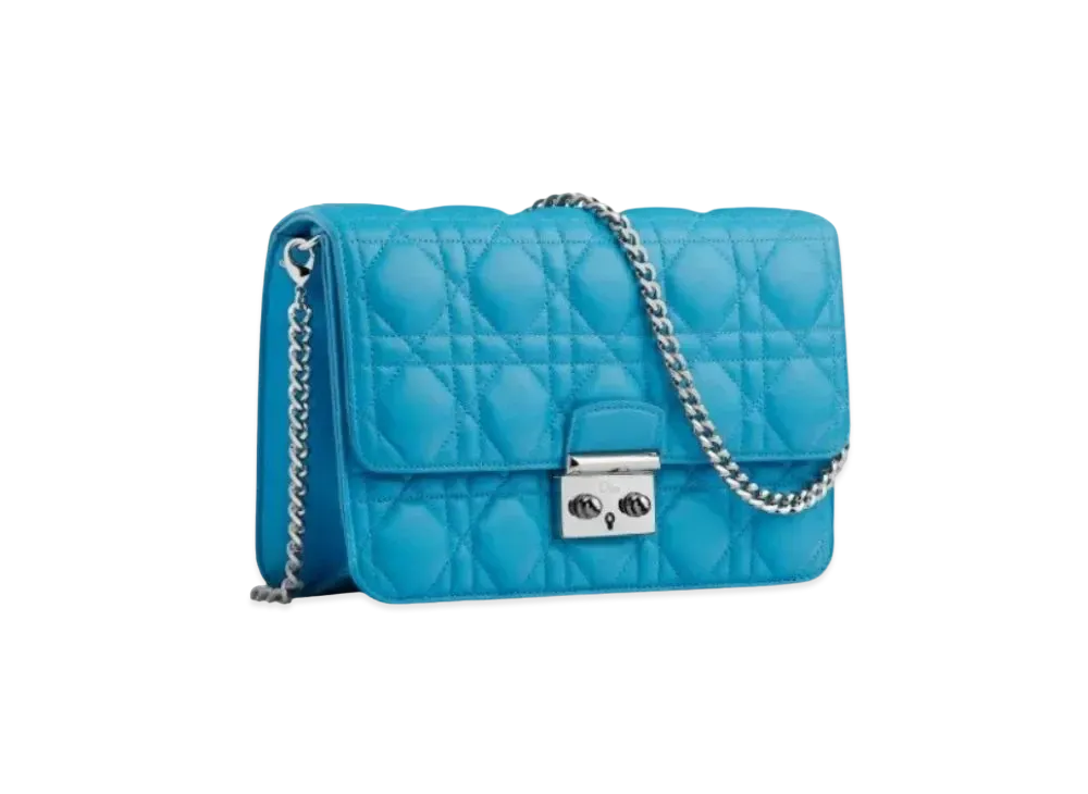 Dior Lambskin Wallet "Blue"