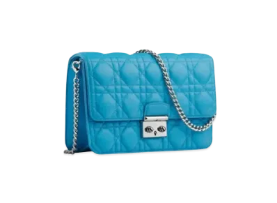 Dior Lambskin Wallet "Blue"