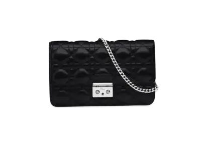 Dior Lambskin Promenade Large Wallet "Black"