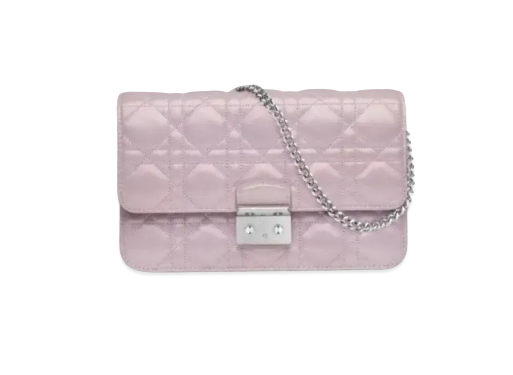Dior Curfskin Promenade Wallet "Pink"