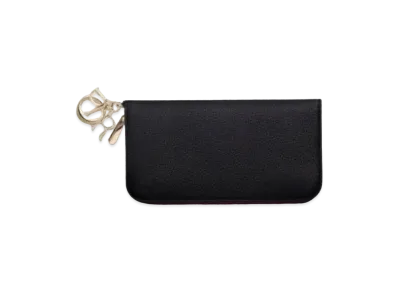 Dior Bull Leather Voyage Wallet "Black"