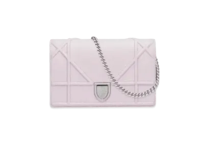 Dior Grain Calfskin Wallet "Light Pink"