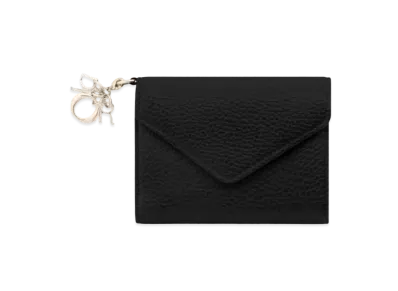 Dior Diorissimo Calf Leather Ambore Wallet "Black"