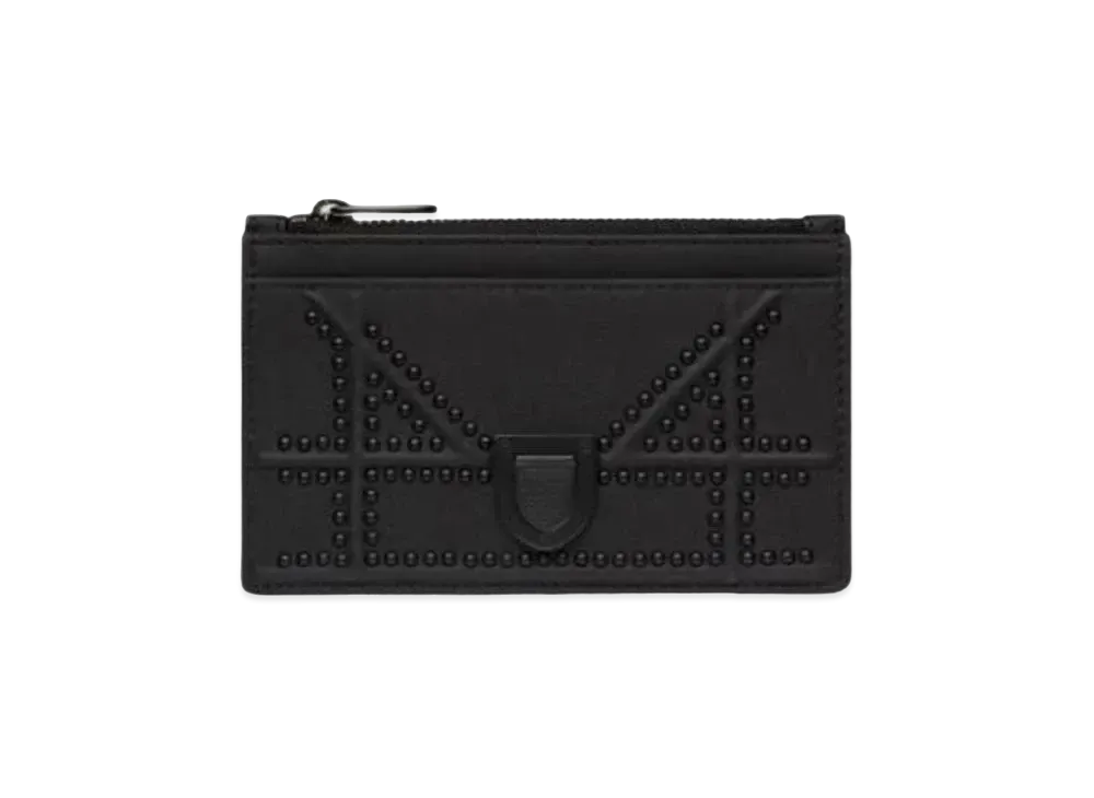 Dior Diorama Ultra Mat Calf Skin Wallet "Black"