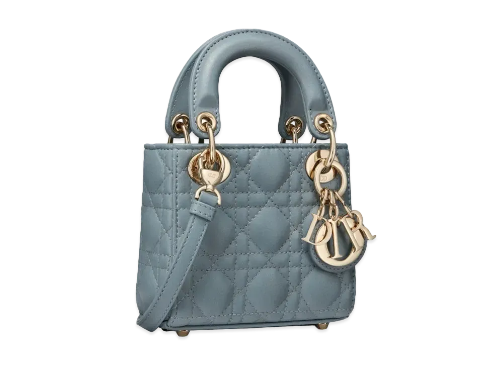 Dior Micro Lady Dior Bag "Blue"