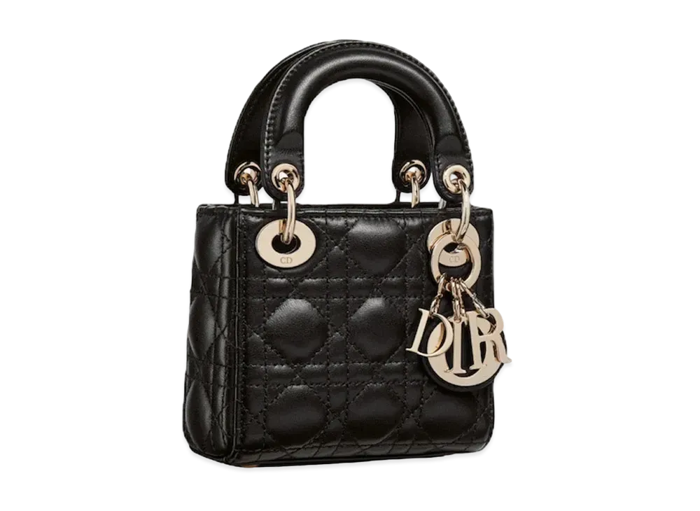 Dior Micro Lady Dior Bag "Black"