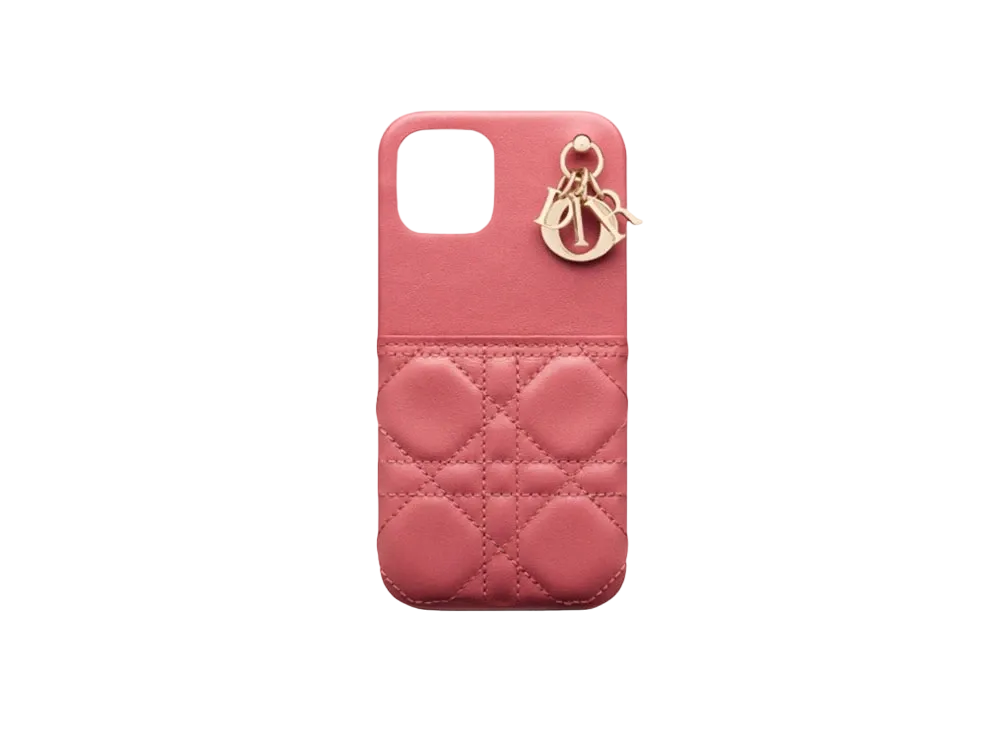 Dior Lady Dior Cover For Iphone 12 And 12 Pro "Pink"
