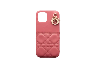 Dior Lady Dior Cover For Iphone 12 And 12 Pro "Pink"