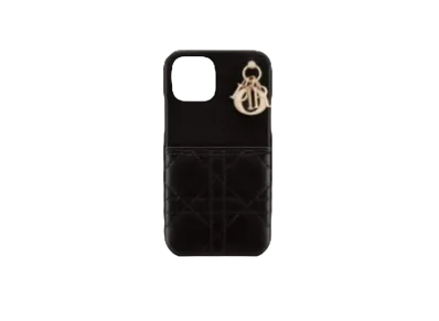 Dior Lady Dior Cover For Iphone 12 And 12 Pro "Black"