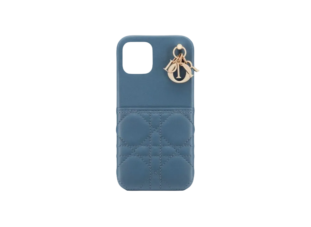 Dior Lady Dior Cover For Iphone 12 And 12 Pro "Blue"