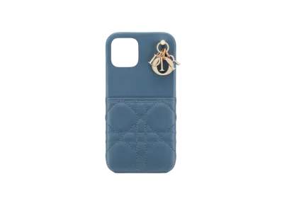 Dior Lady Dior Cover For Iphone 12 And 12 Pro "Blue"