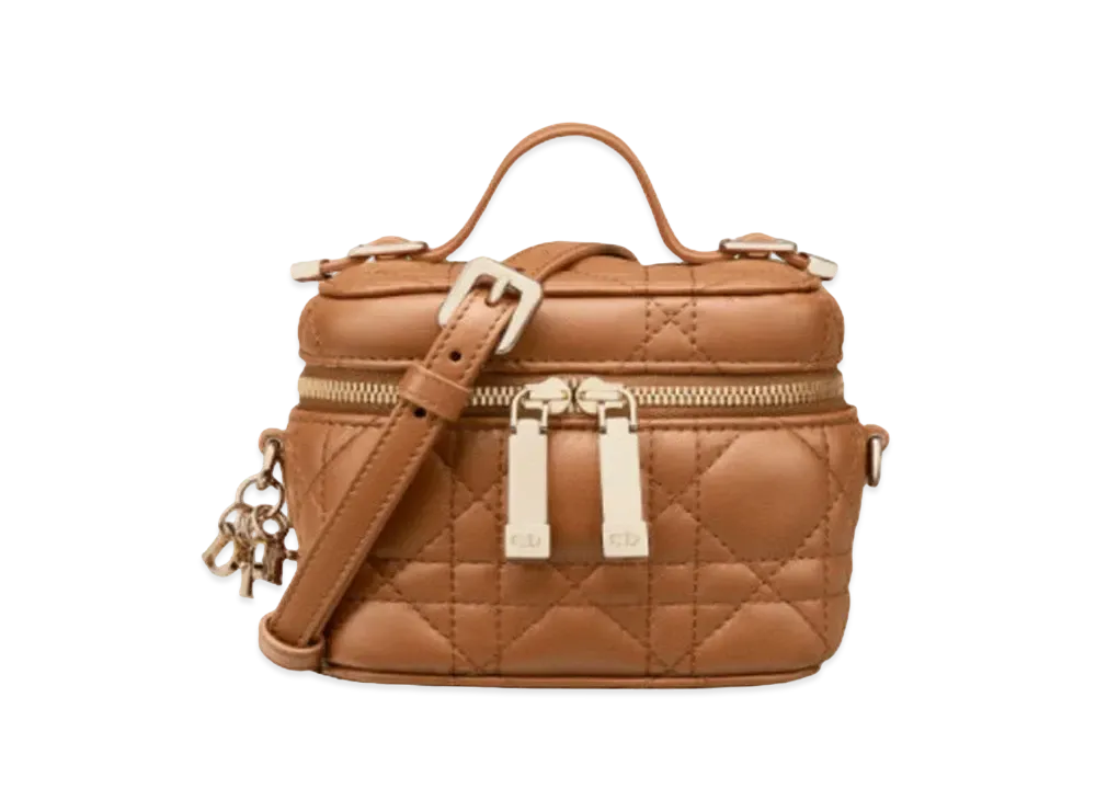 Dior Micro Lady Dior Vanity Case "Brown"