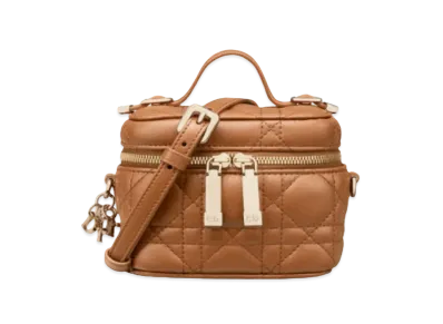 Dior Micro Lady Dior Vanity Case "Brown"