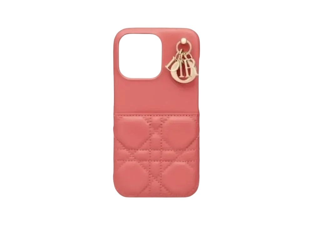 Dior Ladies Mobile Phone Case "Coral Pink"