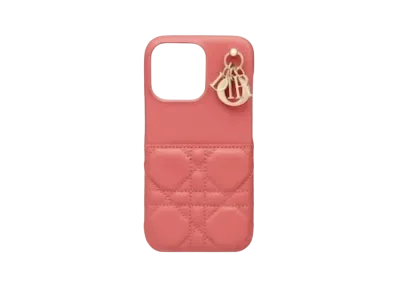Dior Ladies Mobile Phone Case "Coral Pink"