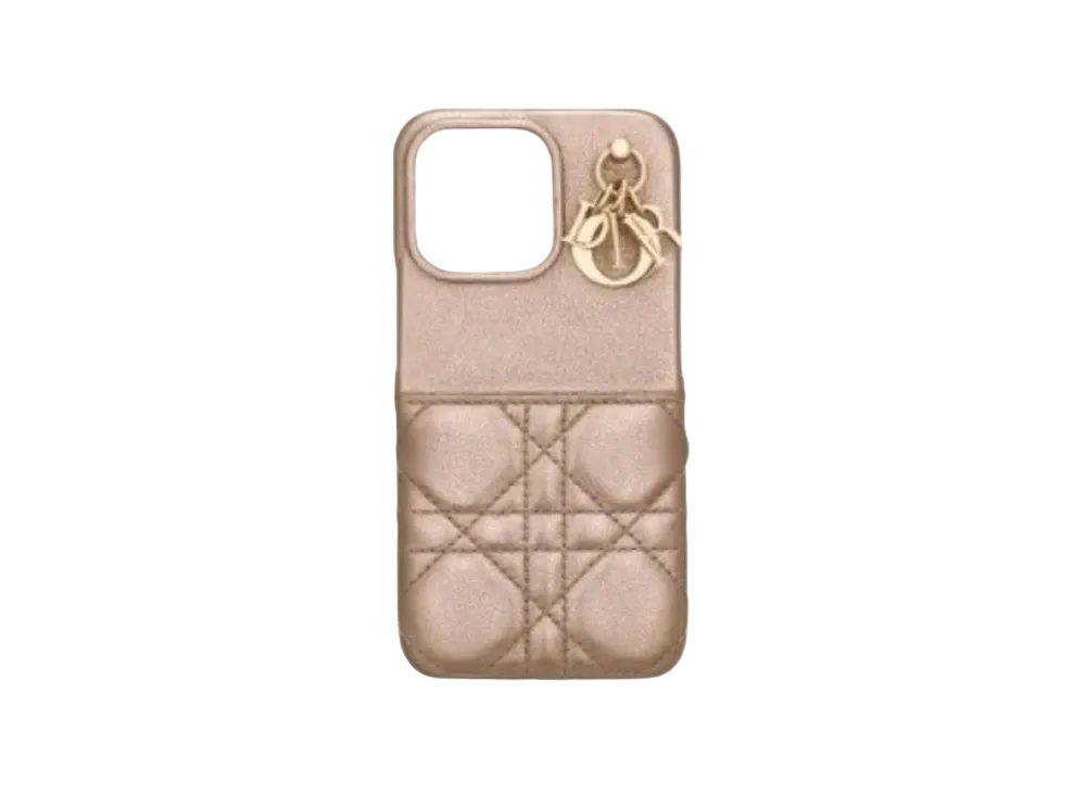 Dior iPhone 13 Pro Phone Case "Gold"