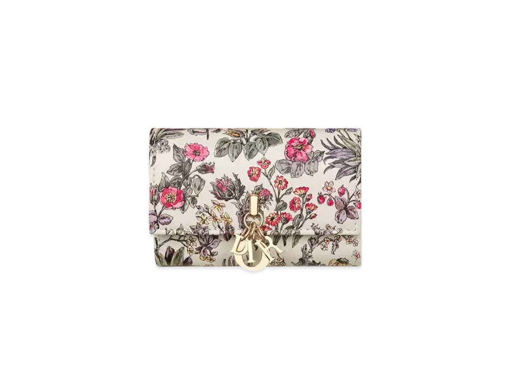 Dior My Dior Glycine Wallet Millefiori Calfskin Japan Exclusive "Multi Color/Latte"