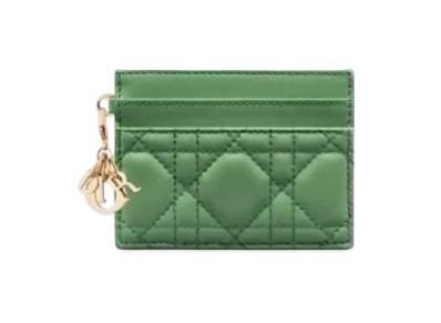 Dior Card Holder "Emerald Green"