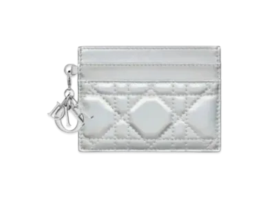 Dior 5 Room Card Holder "Metallic Silver"