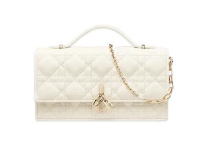 Dior Miss Dior Mini Bag Cannage Lambskin "Latte"