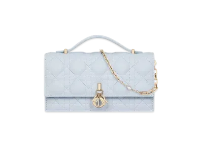 Dior My Dior Mini Bag Cannage Lambskin "Shirt Blue"