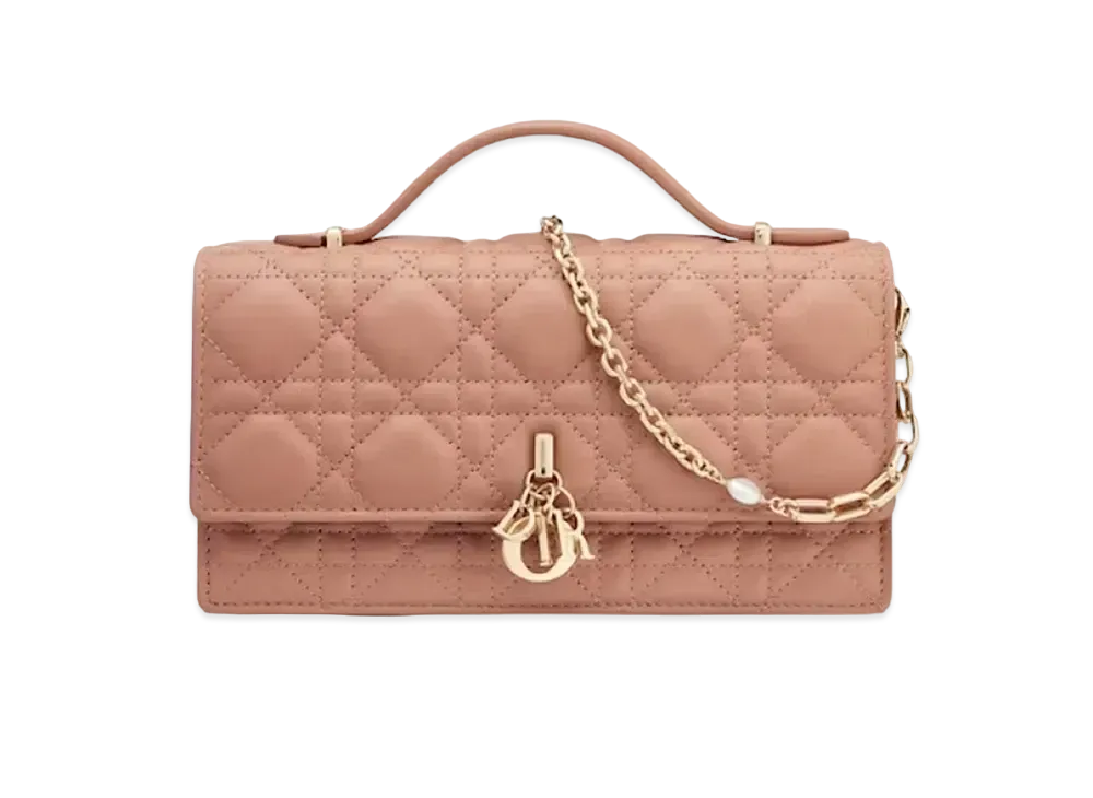 Dior Miss Dior Mini Bag Cannage Lambskin "Rose des Vents"