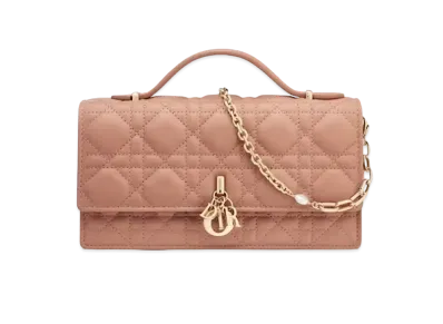 Dior Miss Dior Mini Bag Cannage Lambskin "Rose des Vents"