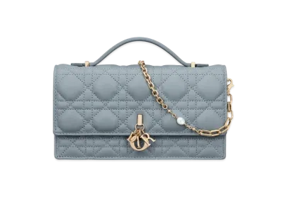 Dior Miss Dior Mini Bag Cannage Lambskin "Cloud Blue"