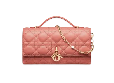 Dior Miss Dior Mini Bag Cannage Lambskin "Ethereal Pink"