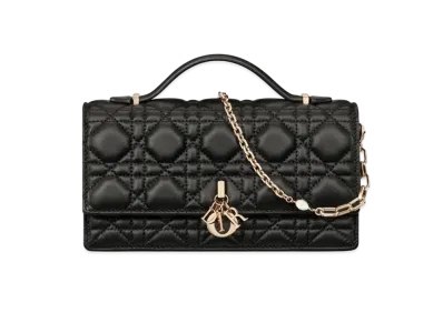 Dior Miss Dior Mini Bag Cannage Lambskin "Black"