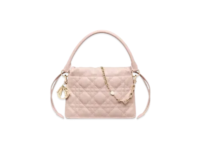 Dior Lady Dior Milly Mini Bag Cannage Lambskin "Powder Pink"