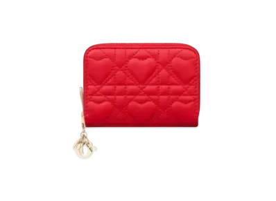 Dior Voyage Coin Purse "Red"