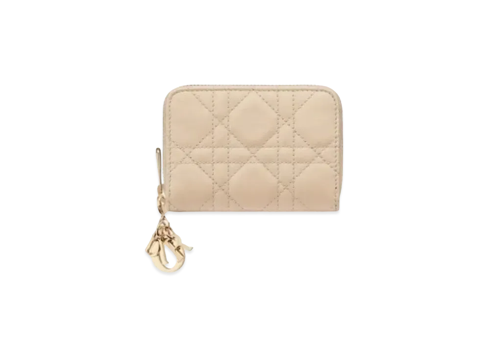 Dior Voyage Coin Case "Sand"