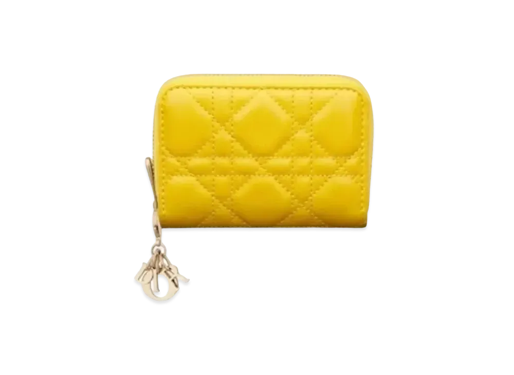 Dior Voyage Coin Case "Yellow"