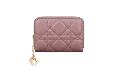 Dior Voyage Coin Case "Pionie Pink"