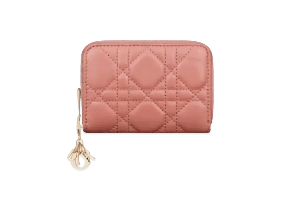 Dior Voyage Coin Case "Pastel Pink"