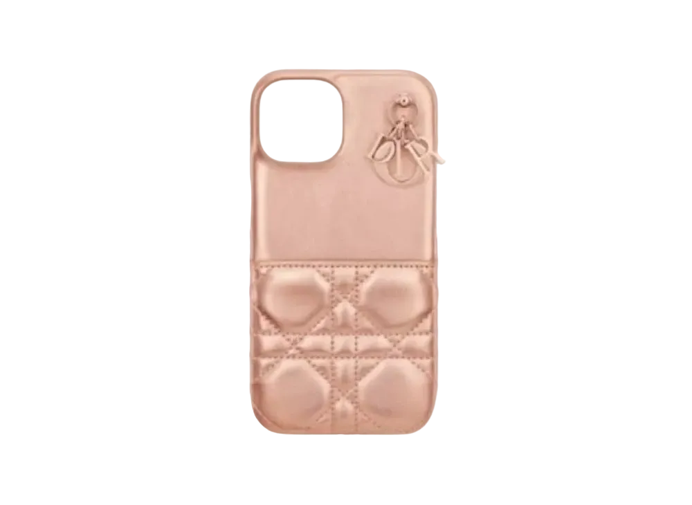 Dior iPhone 14 Case "Metallic Pink"