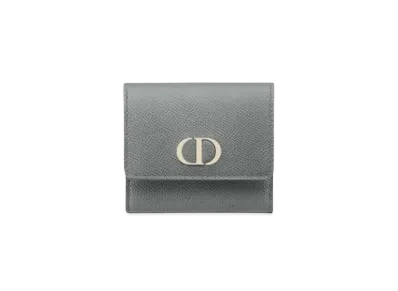 Dior 30 Montaigne Lotus Wallet "Gray"
