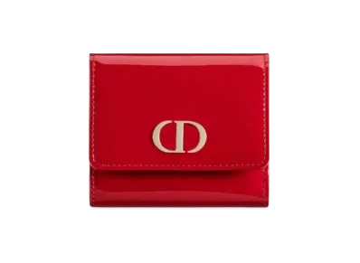 Dior Medium Montenyu Wallet "Red"