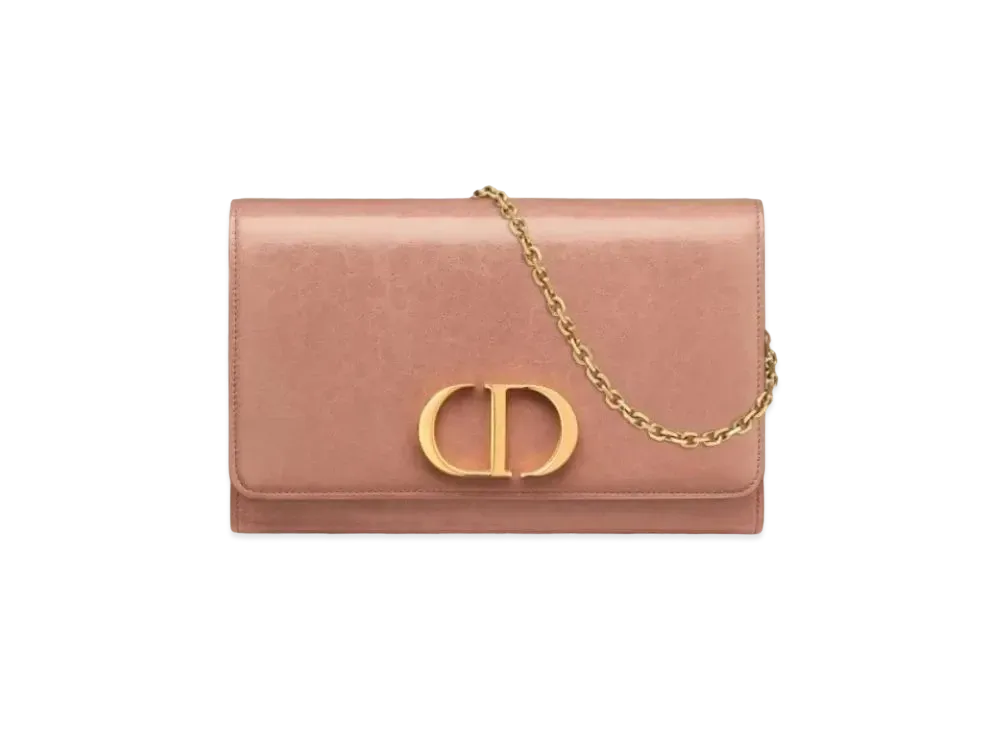 Dior 30 Montenyu Chain Wallet "Pink"