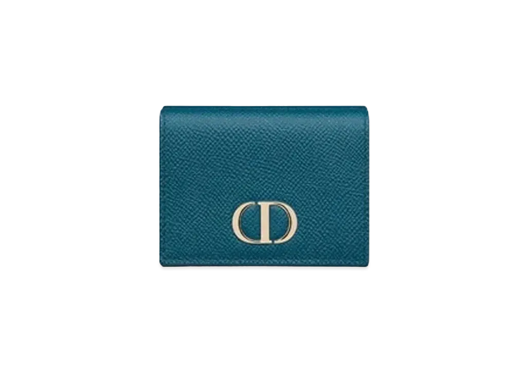 Dior 30 Montaigne Compact Wallet "Blue"