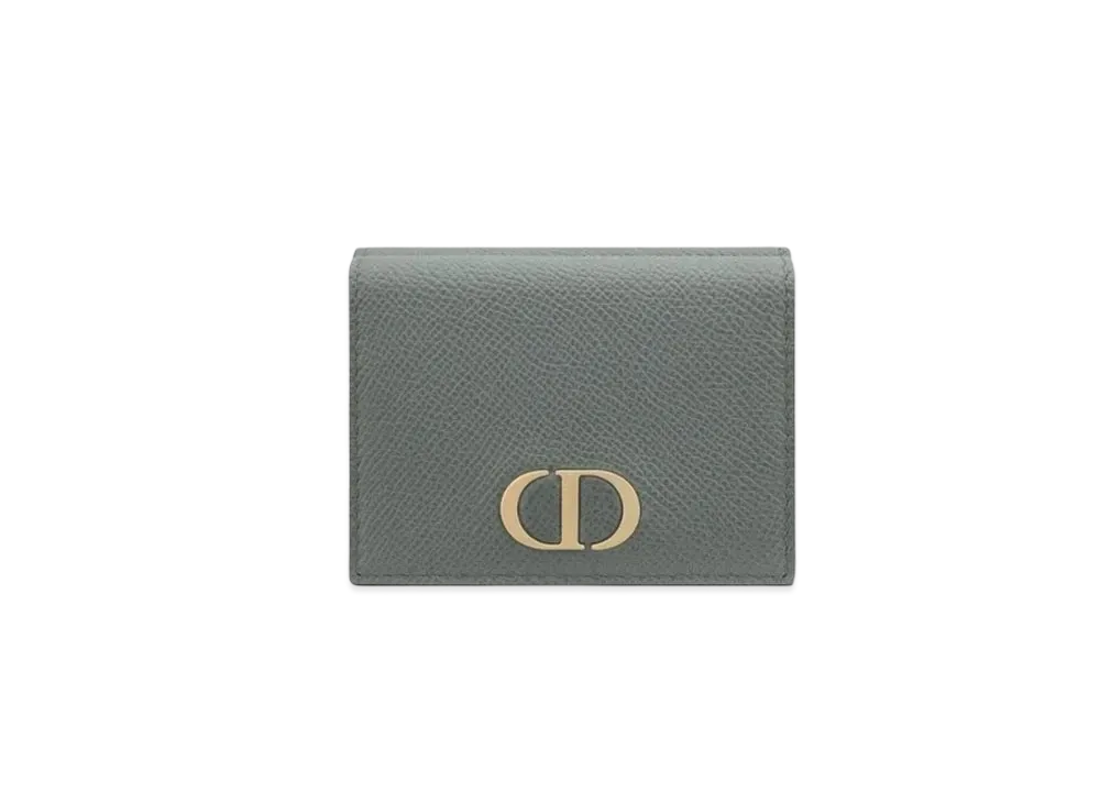 Dior 30 Montaigne Compact Wallet "Gray"