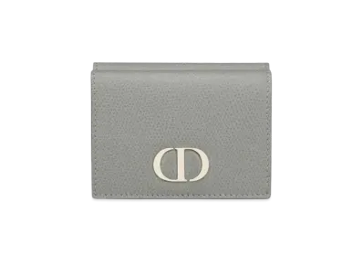 Dior Medium Cow Leather 30 Montenyu Wallet "Rock Gray"