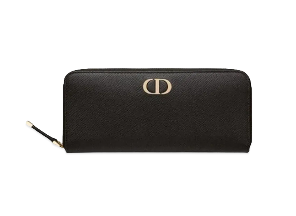 Dior 30 Montaigne Wallet "Black"