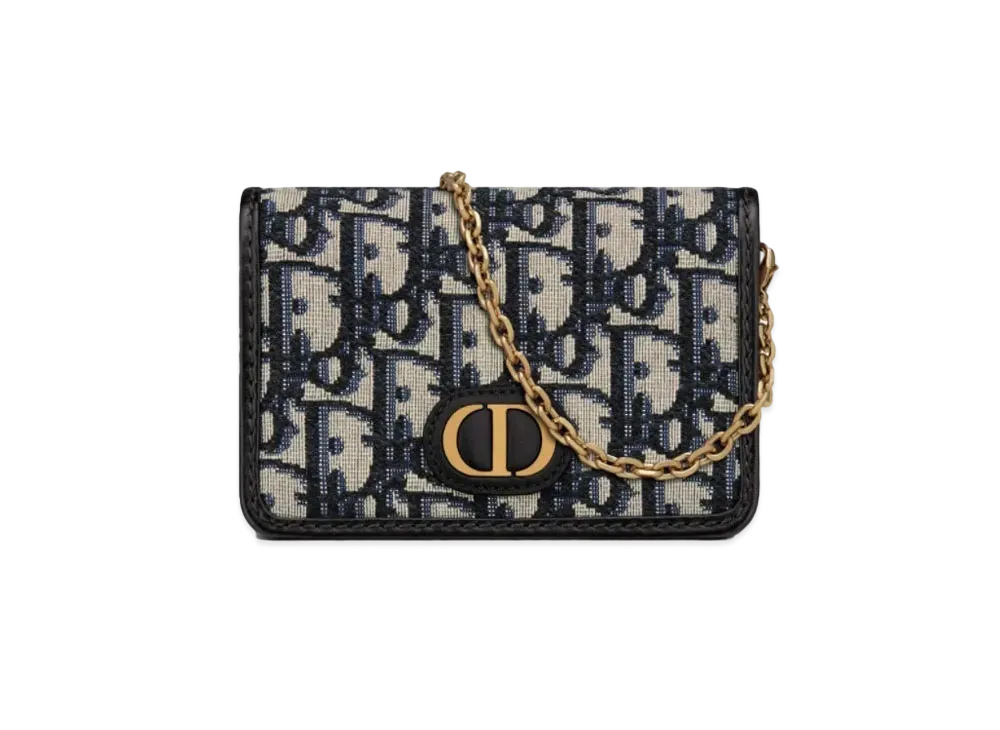 Dior 30 Montaigne Nano Pouch "Blue"