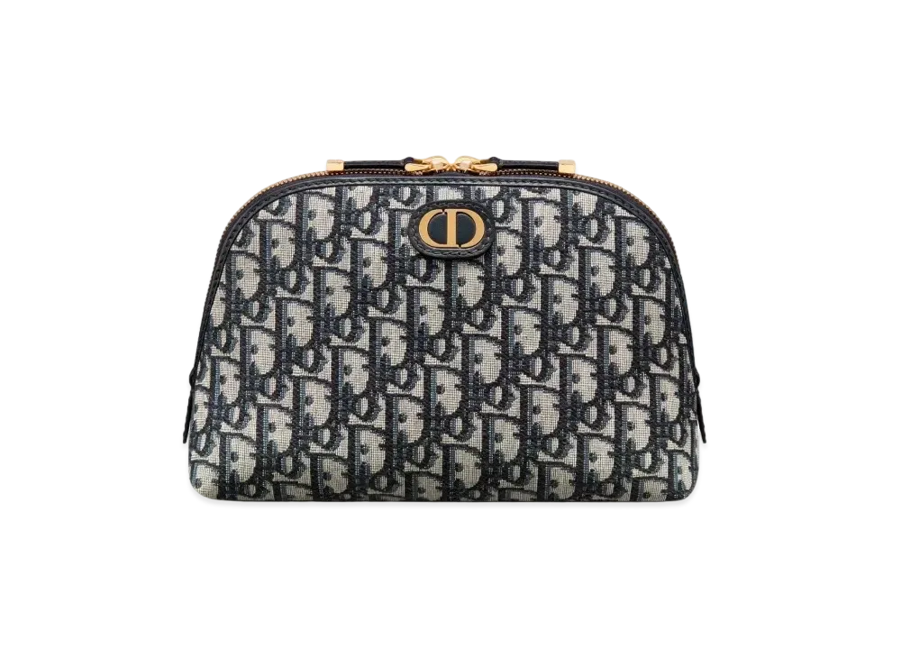 Dior 30 Montaigne Beauty Pouch Dior Oblique Jacquard "Blue"