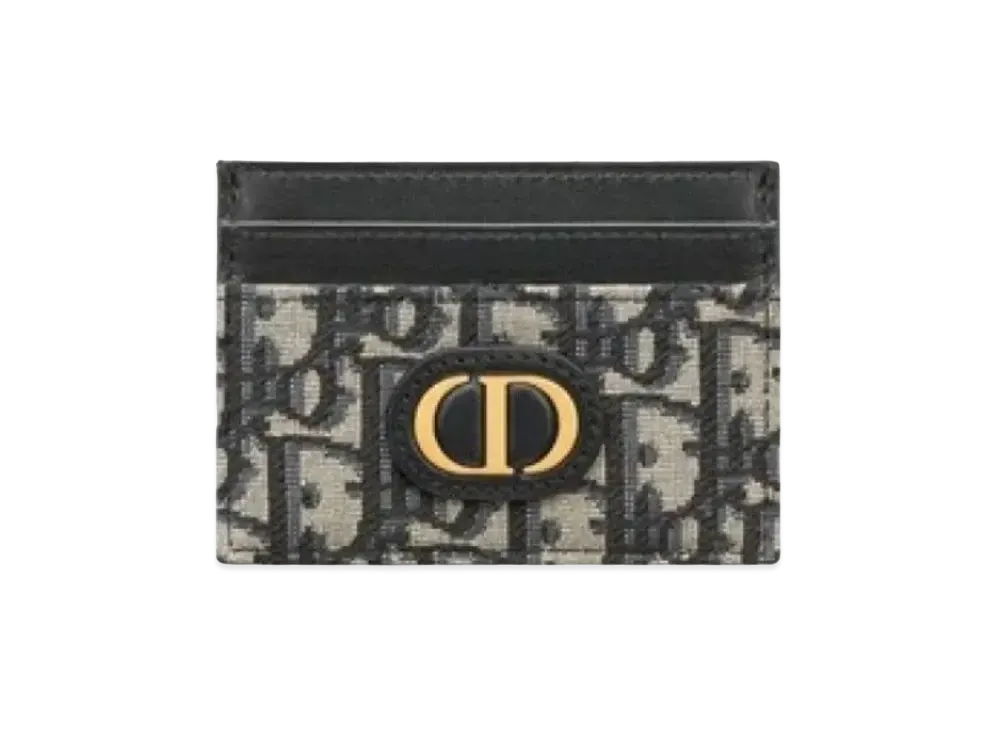 Dior Montenyu Five Grid Card Holder "Blue"