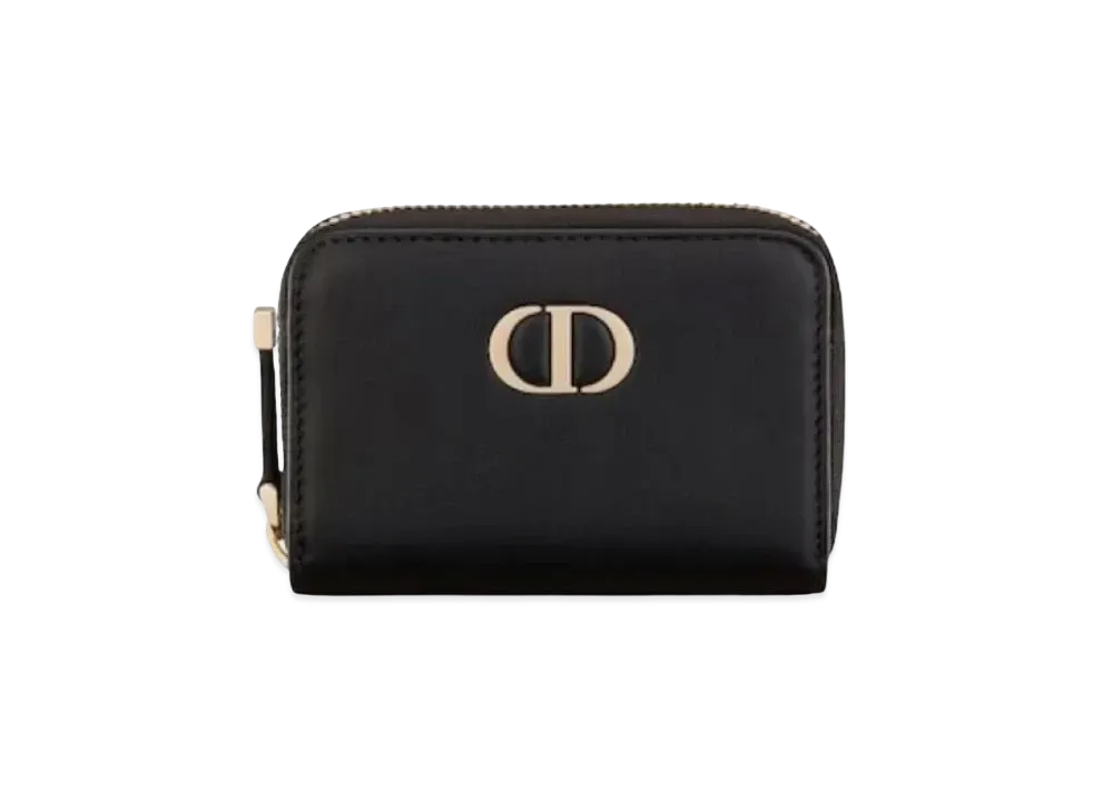 Dior Small Zipper Coin Holder "Black"